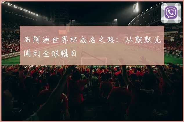 布阿迪世界杯成名之路：从默默无闻到全球瞩目